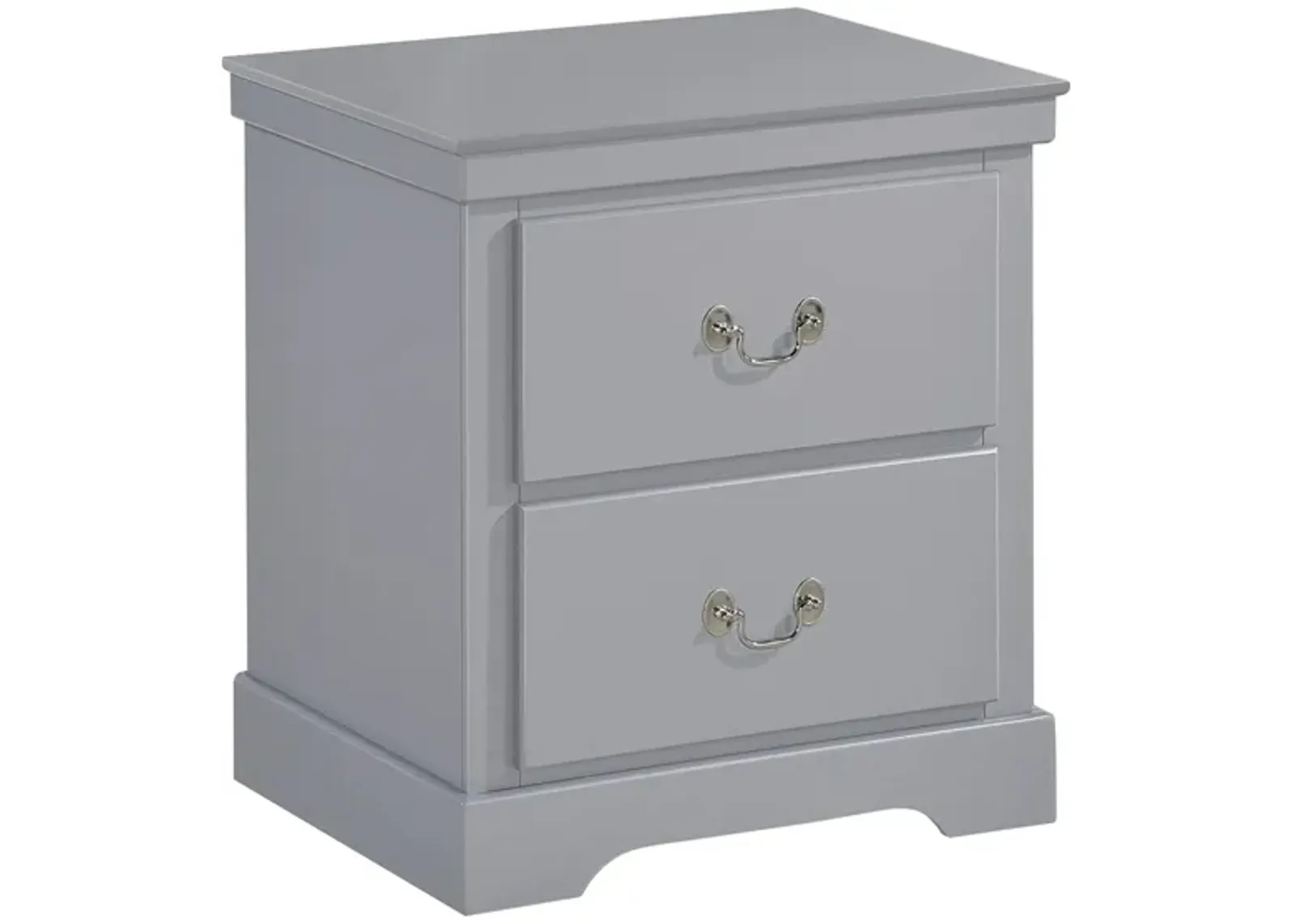 Place Nightstand in Gray by Homelegance