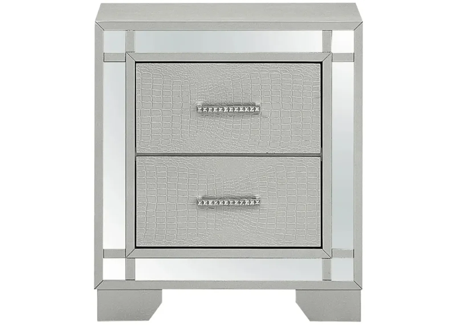 Madison NightStand in Silver Champagne by Glory Furniture