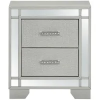 Madison NightStand in Silver Champagne by Glory Furniture