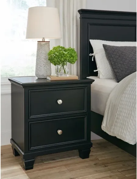 Lanolee Nightstand in Black by Ashley Furniture
