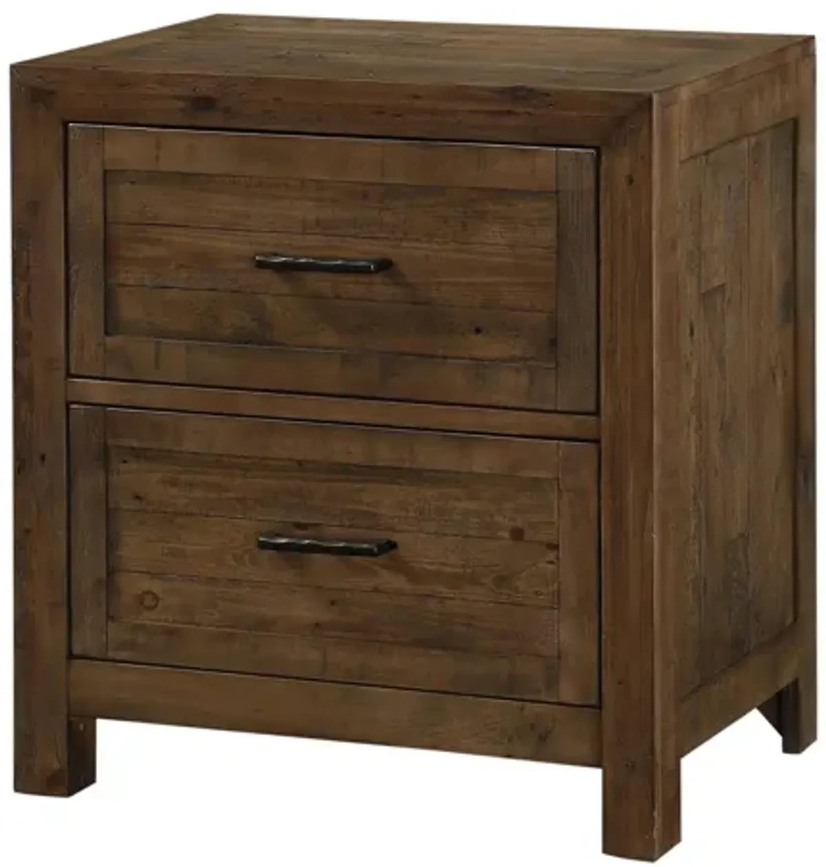 Meridian Nightstand in Carmel Brown by Emerald Home Furnishings