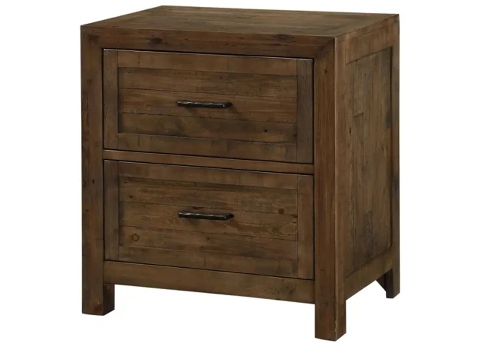 Meridian Nightstand in Carmel Brown by Emerald Home Furnishings