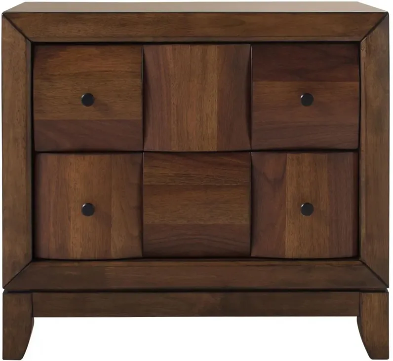 Jovie Nightstand in Light Walnut by Bellanest