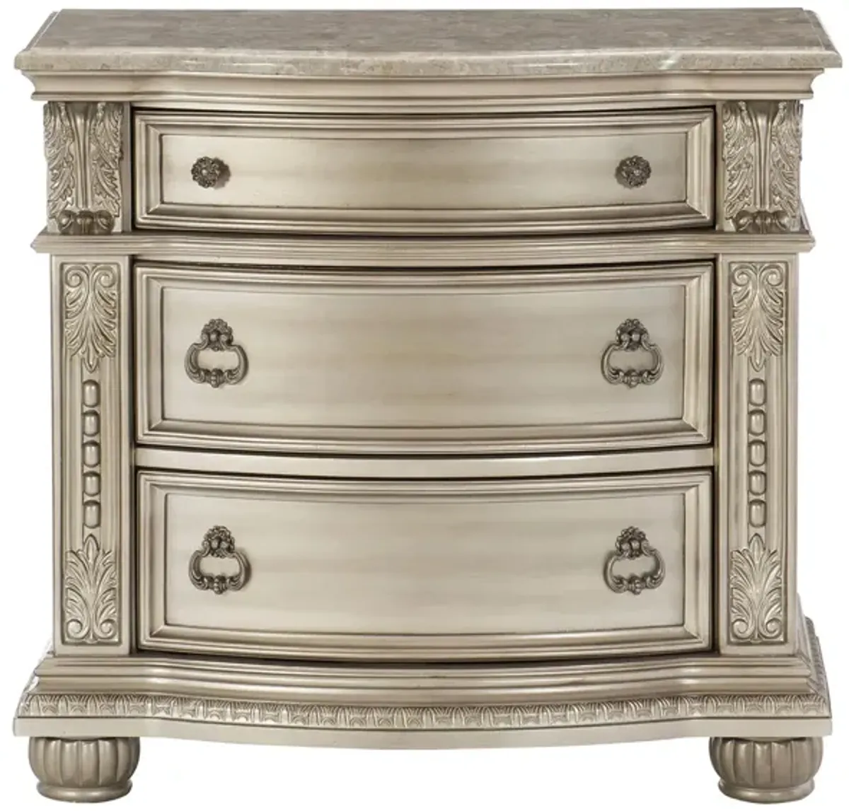 Palace Nightstand in Silver by Homelegance