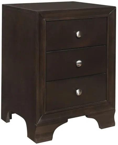 Woodwell Nightstand in Brown by Homelegance