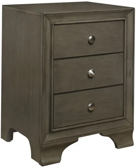 Woodwell Nightstand in Gray by Homelegance