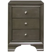 Woodwell Nightstand in Gray by Homelegance
