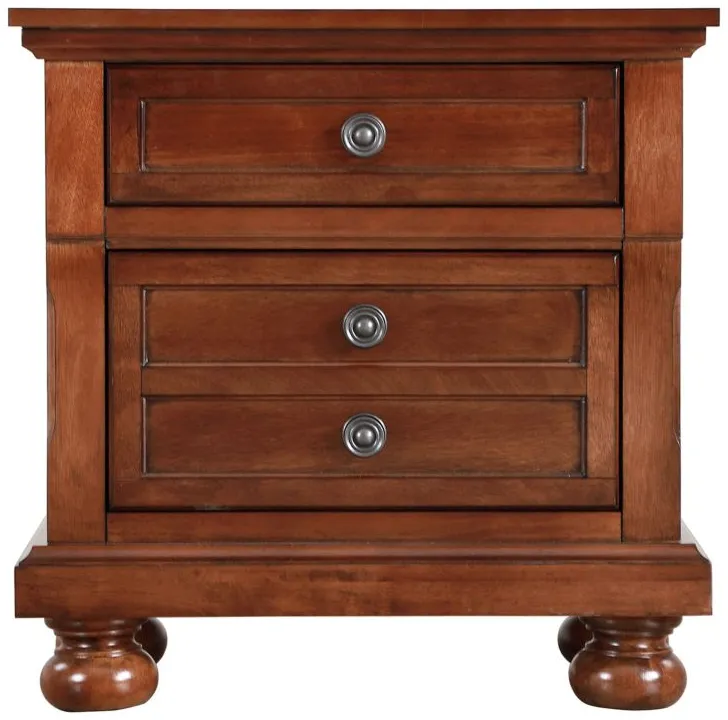 Meade Nightstand in Cherry by Glory Furniture