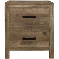 Terrace Nightstand in Weathered Pine by Homelegance