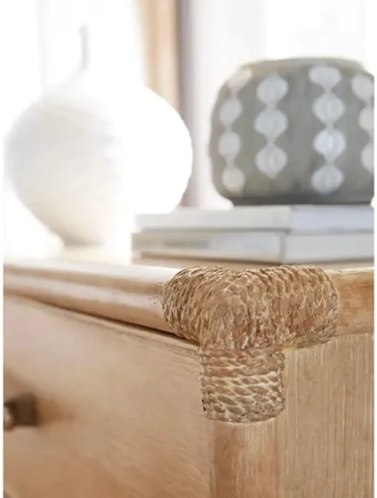 Retreat Pole Rattan Nightstand