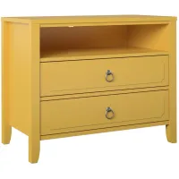Her Majesty Nightstand in Mustard Yellow by DOREL HOME FURNISHINGS