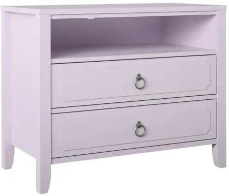 Her Majesty Nightstand in Lavender by DOREL HOME FURNISHINGS