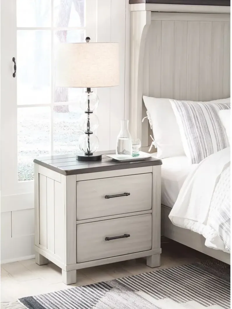 Darborn Nightstand in Gray/Brown by Ashley Furniture