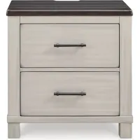 Darborn Nightstand in Gray/Brown by Ashley Furniture