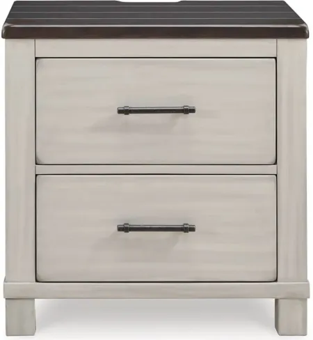 Darborn Nightstand in Gray/Brown by Ashley Furniture