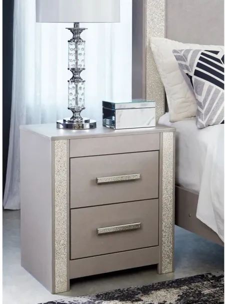 Surancha Nightstand in Gray by Ashley Furniture