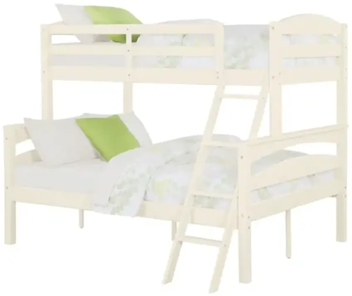 Brady Convertible Bunk Bed in White by DOREL HOME FURNISHINGS