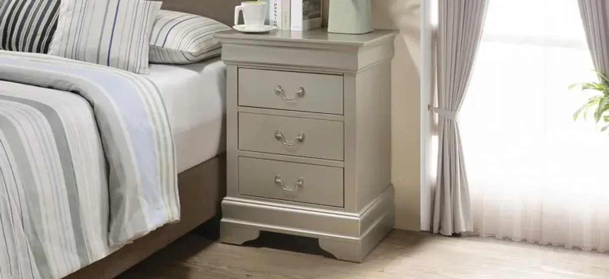 Rossie 3-Drawer Nightstand