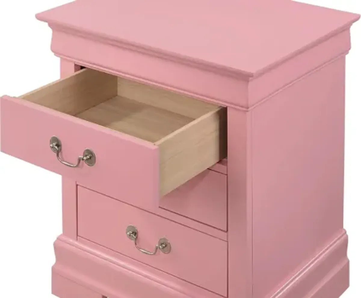 Rossie 3-Drawer Nightstand