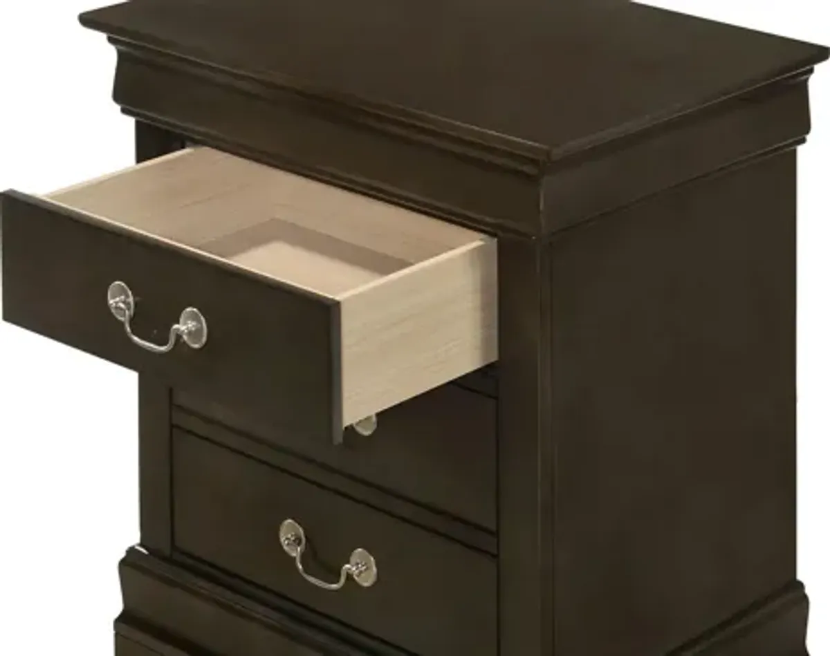 Rossie 3-Drawer Nightstand