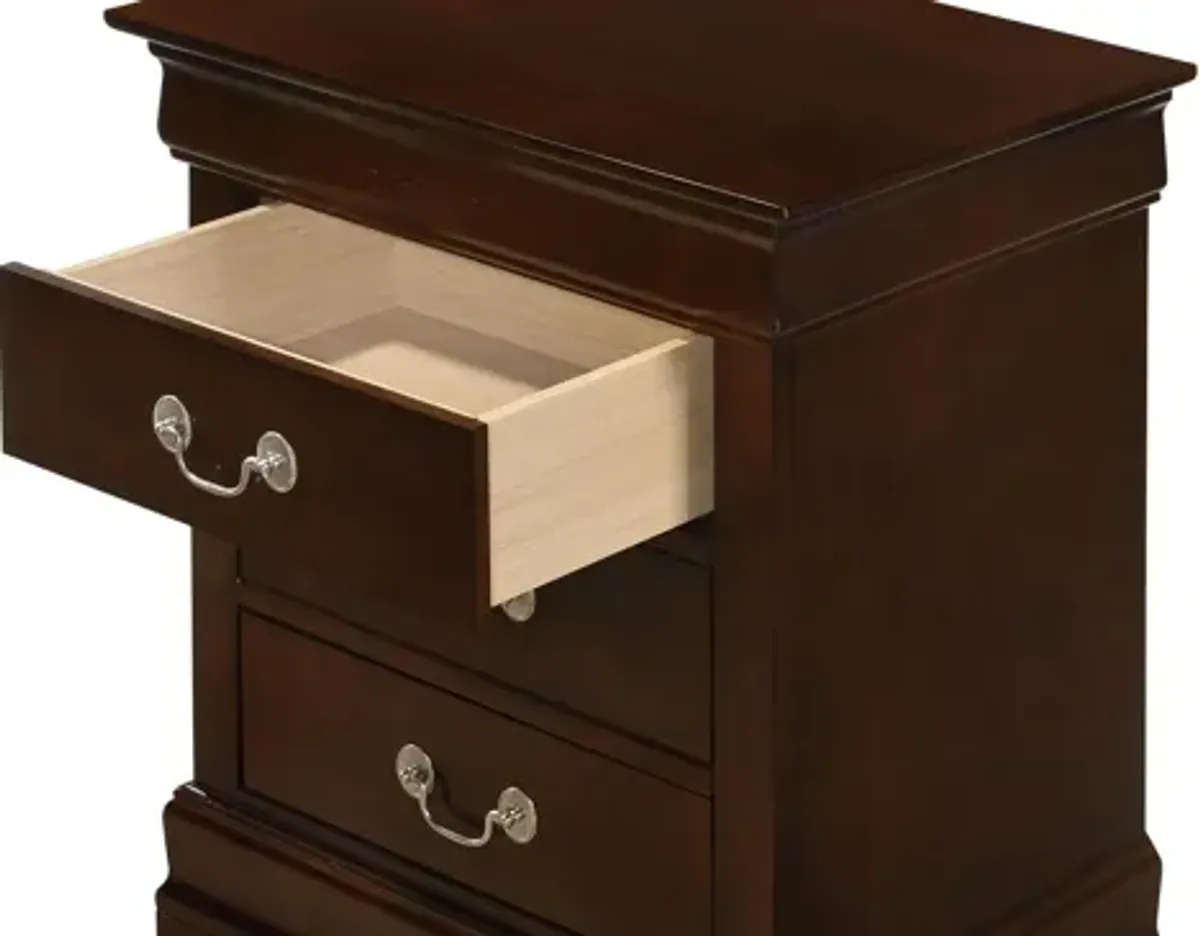 Rossie 3-Drawer Nightstand