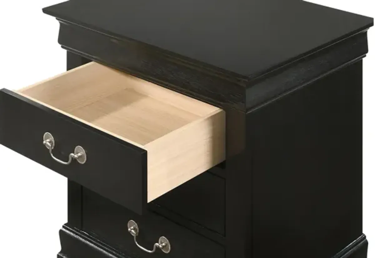 Rossie 3-Drawer Nightstand