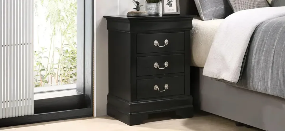 Rossie 3-Drawer Nightstand