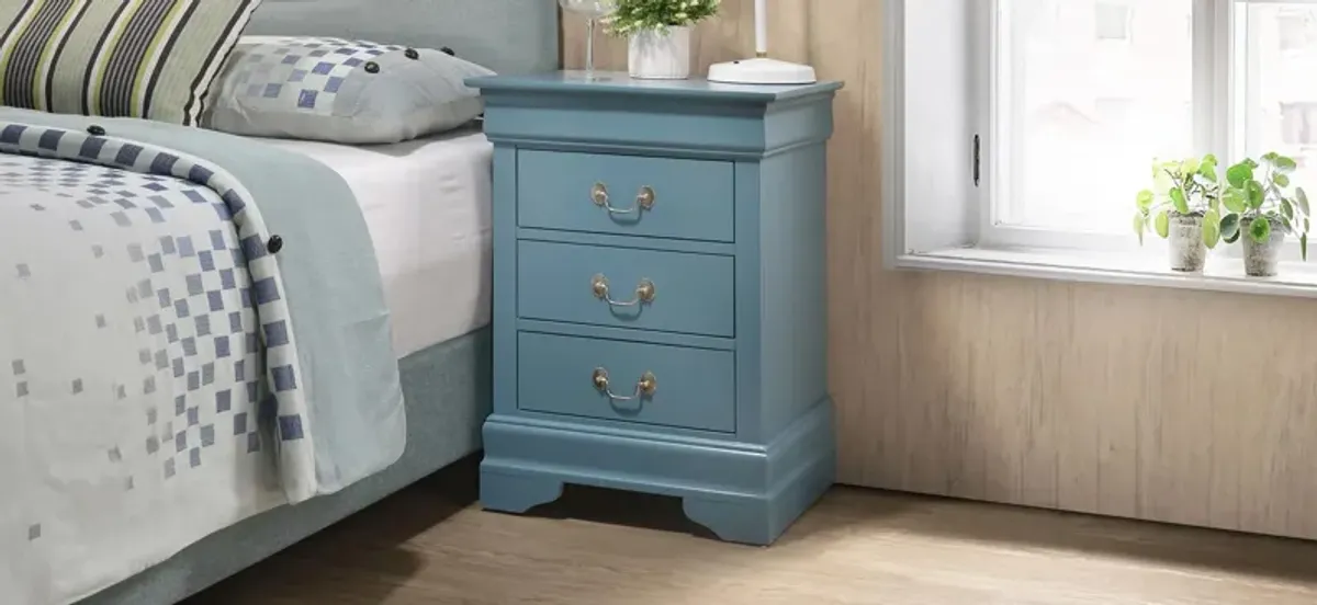 Rossie 3-Drawer Nightstand