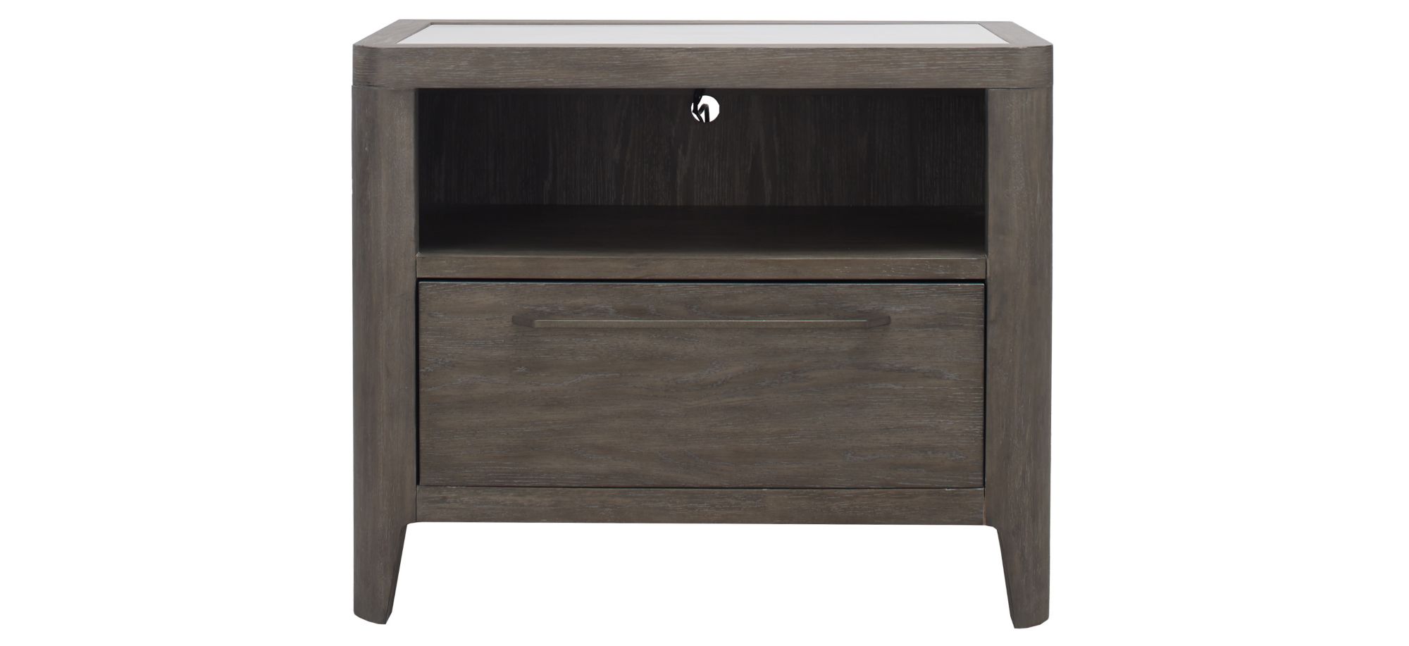 Castleton Nightstand in Smoked Oyster by Bellanest.