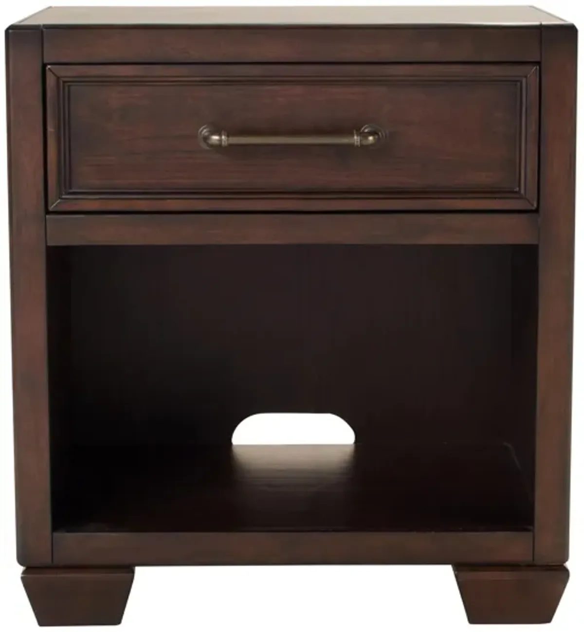 Zander Nightstand in Chocolate by Samuel Lawrence