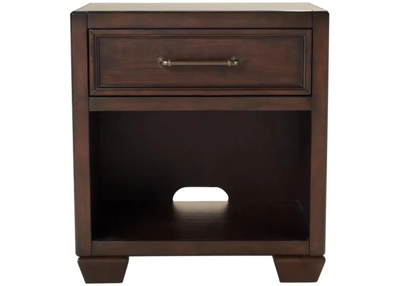 Zander Nightstand in Chocolate by Samuel Lawrence