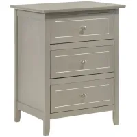 Daniel Nightstand in Silver Champagne by Glory Furniture