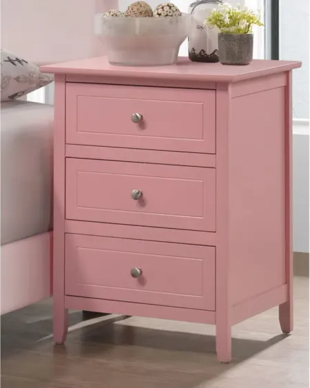Daniel Nightstand in Pink by Glory Furniture