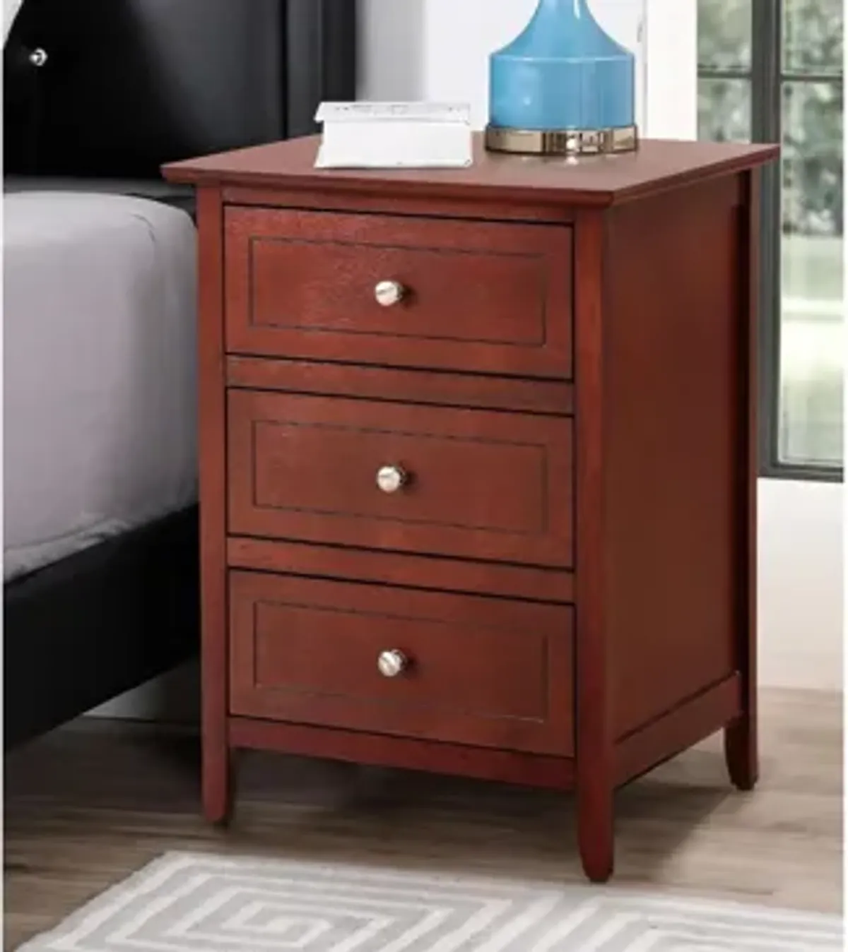 Daniel 3 Drawer Nightstand