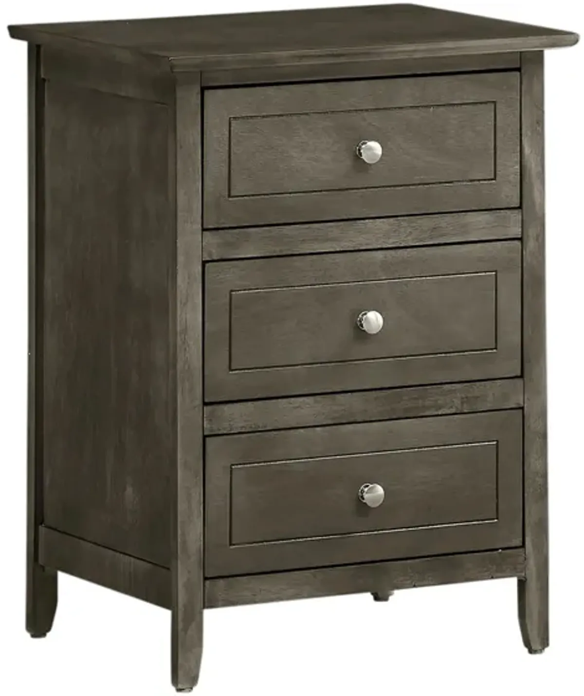 Daniel 3 Drawer Nightstand in Gray by Glory Furniture