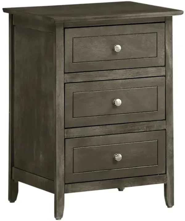 Daniel 3 Drawer Nightstand