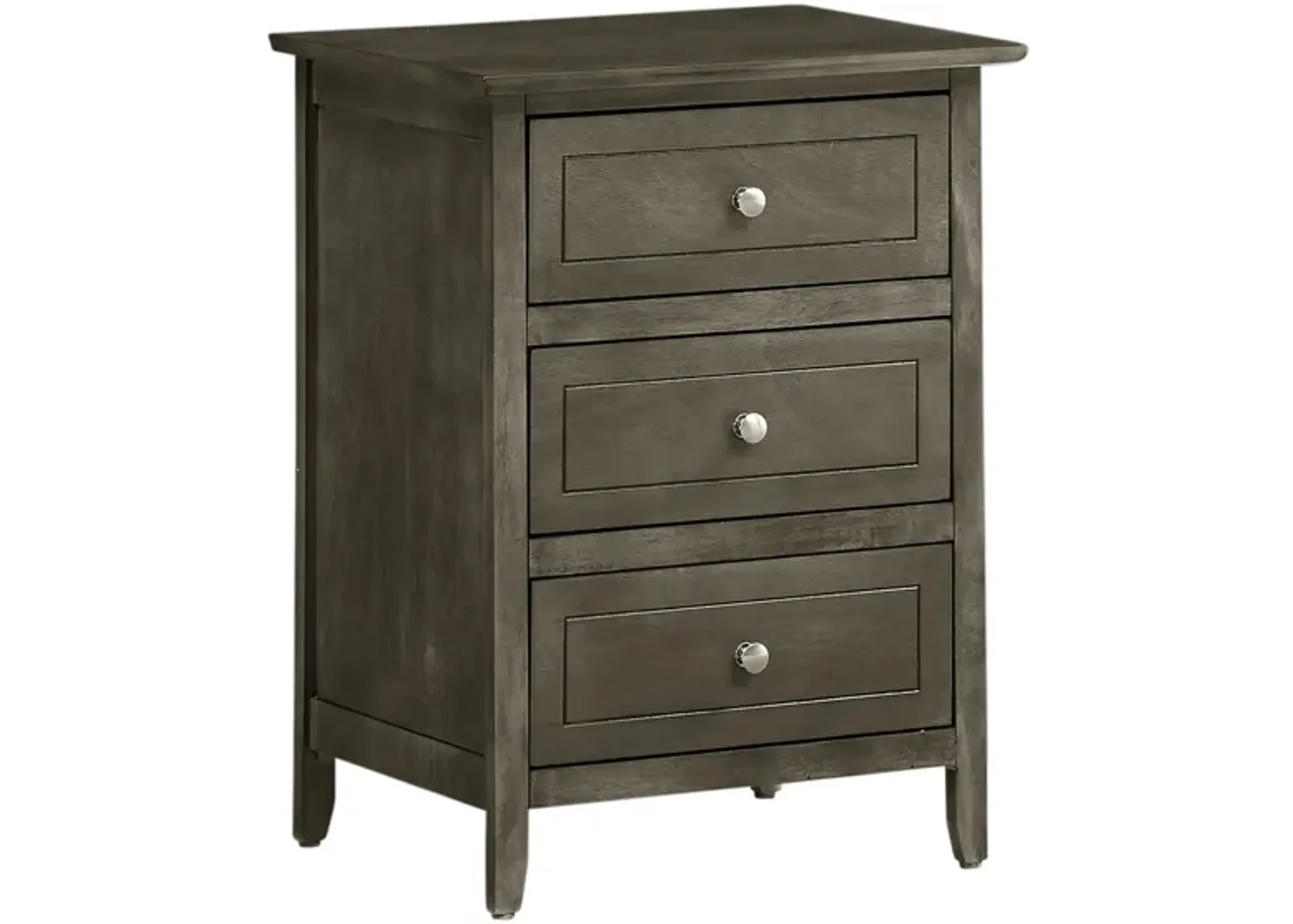 Daniel 3 Drawer Nightstand in Gray by Glory Furniture