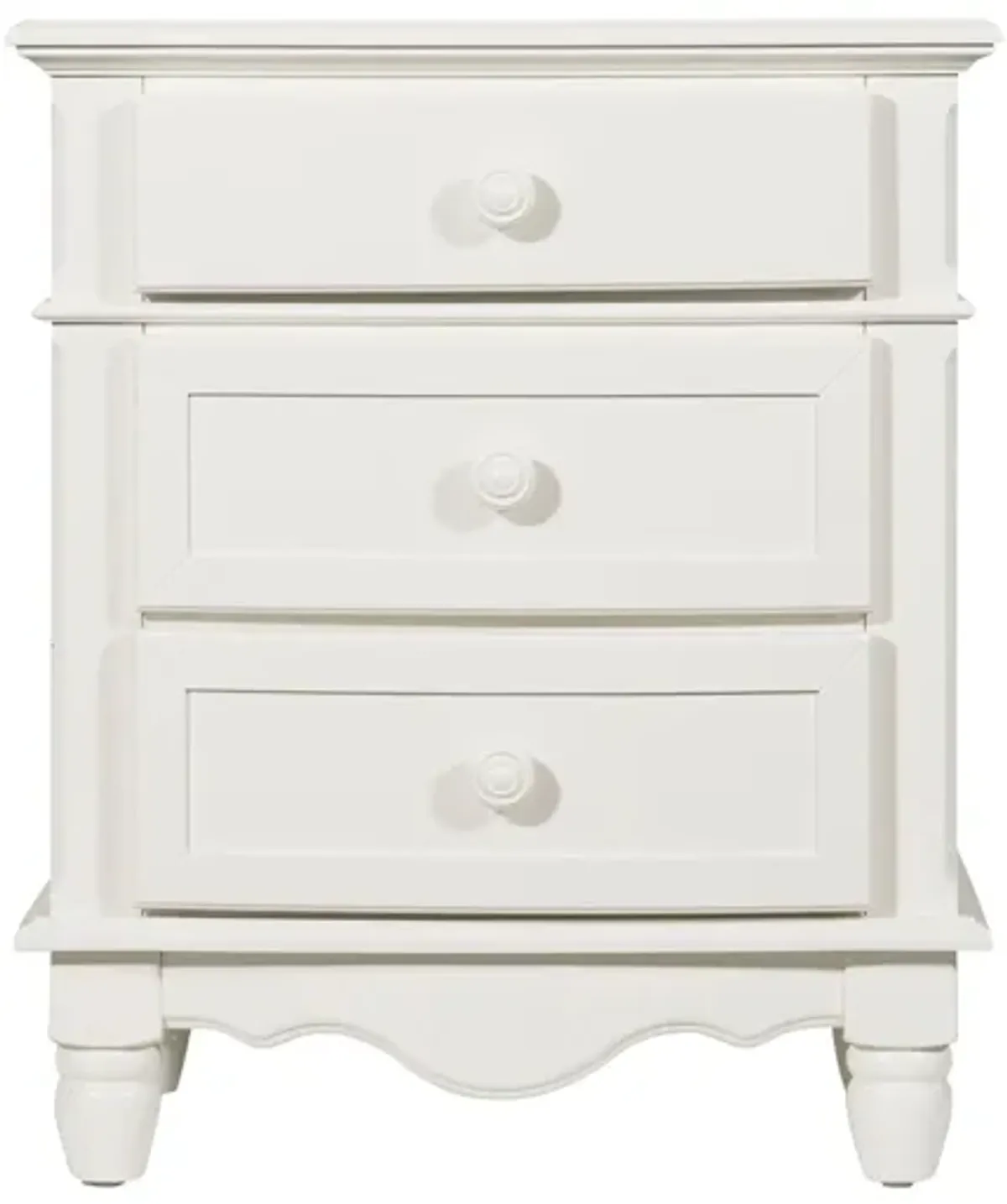 Willow Point Small Nightstand in White by Homelegance