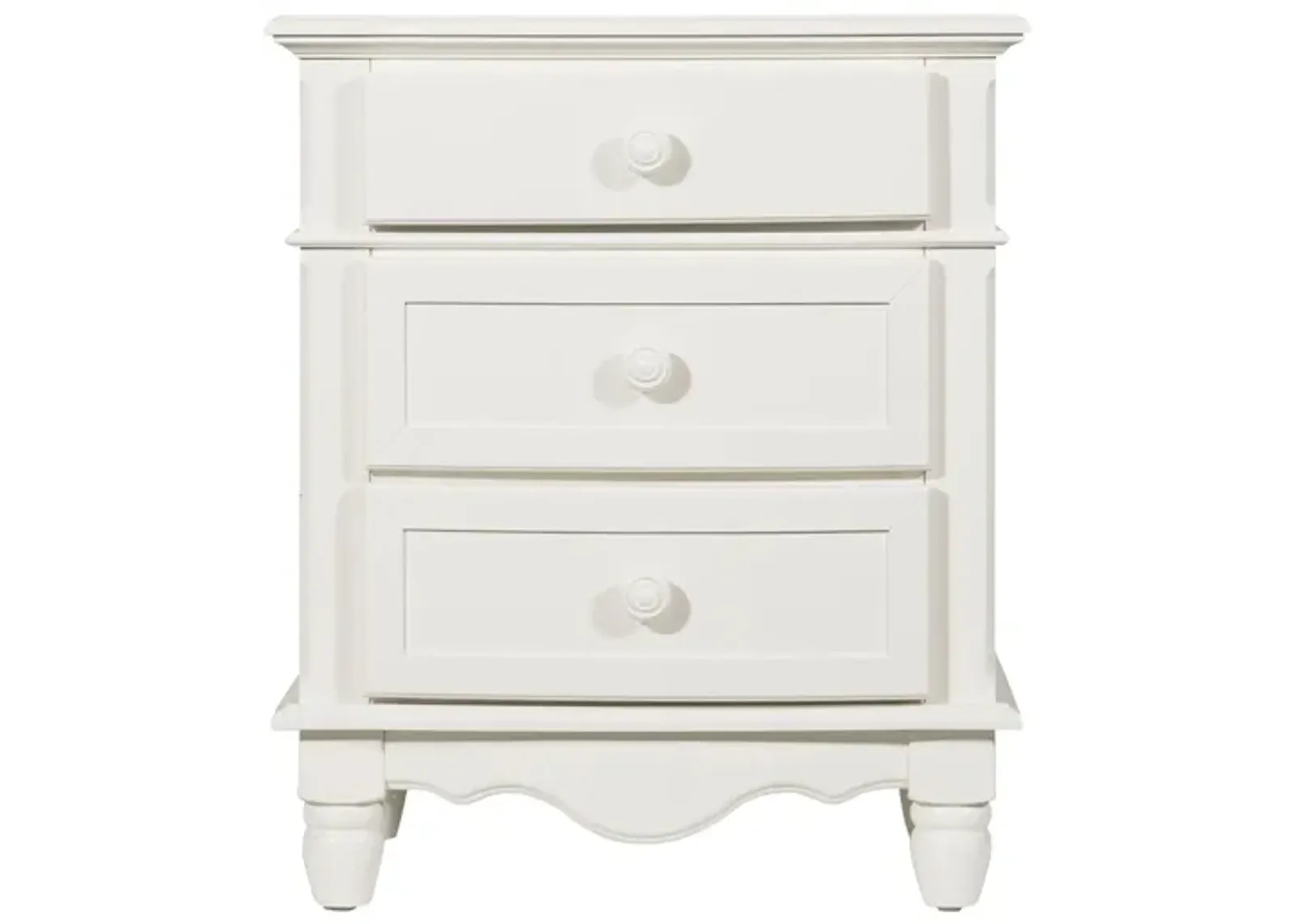 Willow Point Small Nightstand in White by Homelegance