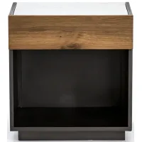 Fallon Nightstand in Grey Lacquer by Four Hands