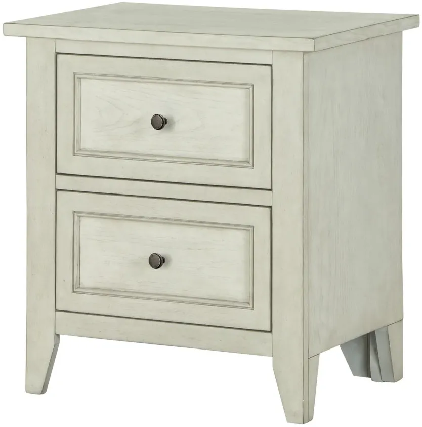 Raelynn Nightstand in Weathered White by Magnussen Home