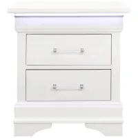 Charlie Nightstand in White by Global Furniture Furniture USA