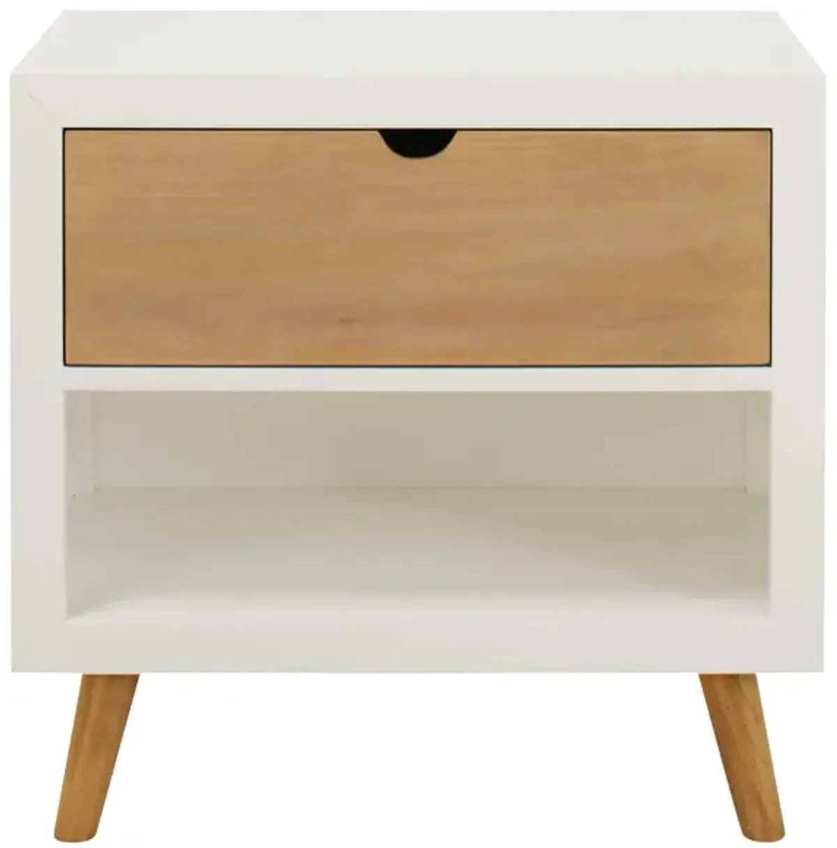 Mae Night Stand in White by Bellanest