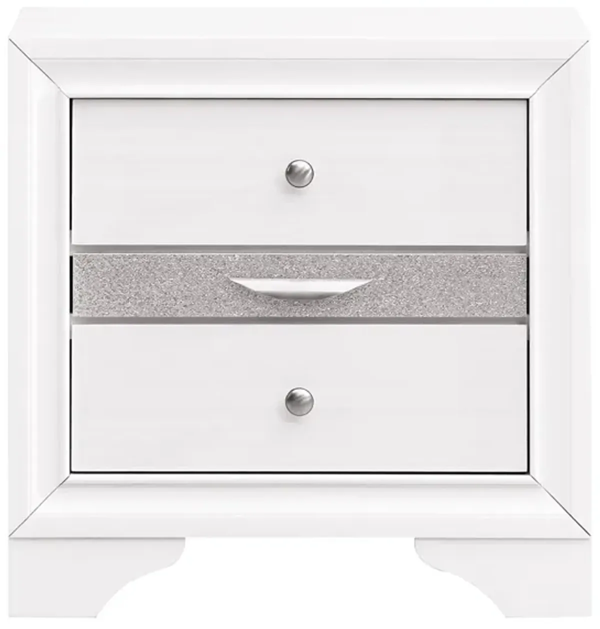 Madrid Nightstand in White by Glory Furniture