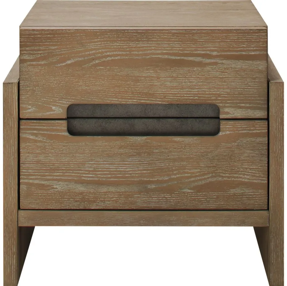 Copper Harbor Nightstand in Weathered Oak by Legacy Classic Furniture