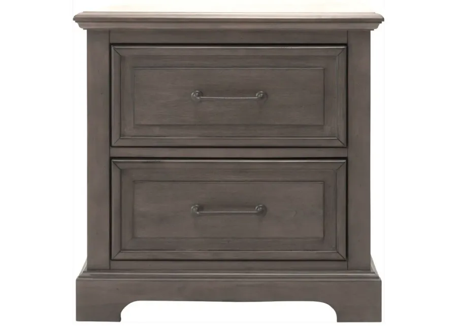 Kieran Nightstand in Driftwood Gray by Bellanest