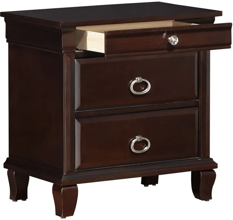 Abbot Nightstand in Cappuccino by Glory Furniture