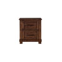 Sun Valley Nightstand in Rustic Timber by A-America