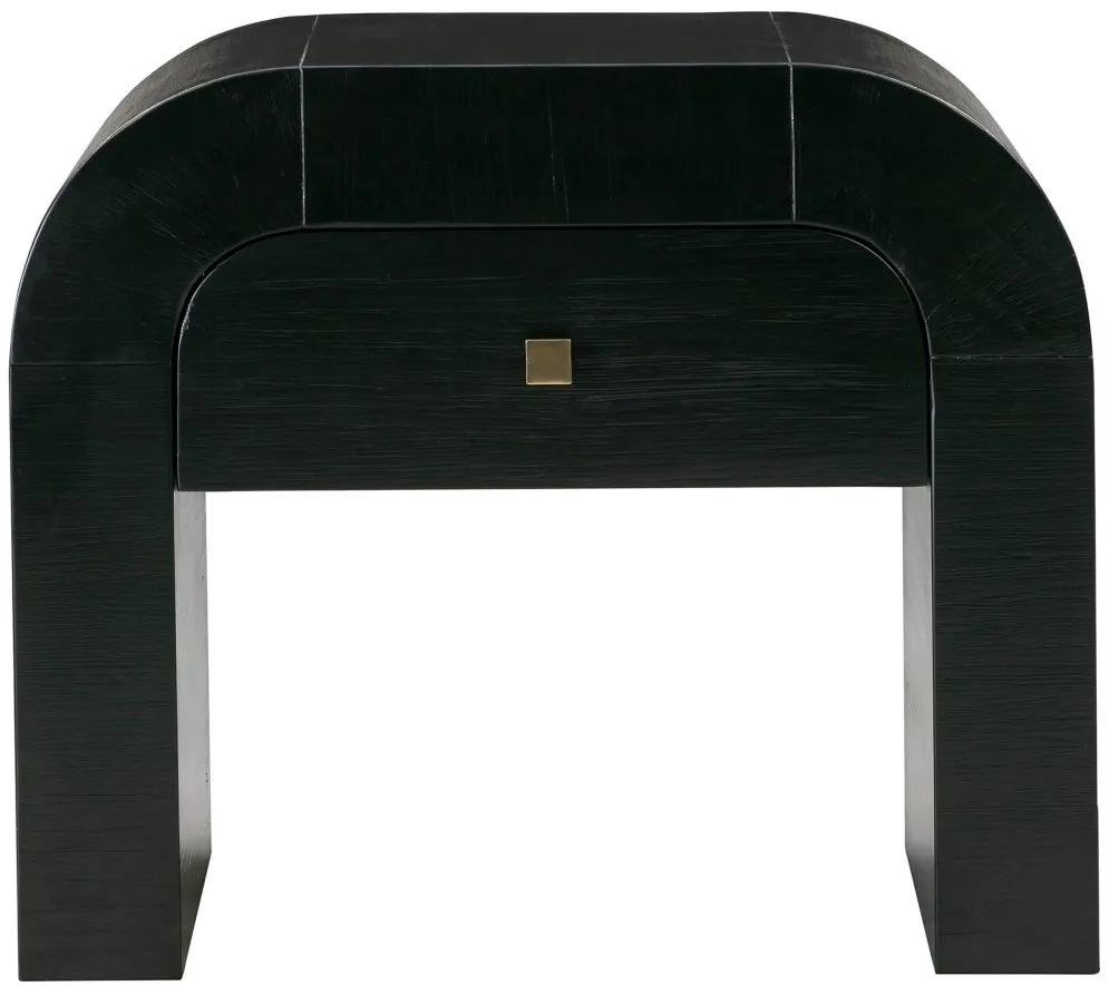 Hump Nightstand in Black by Tov Furniture