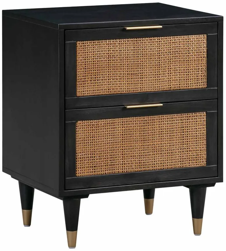 Sierra Nightstand in Black by Tov Furniture